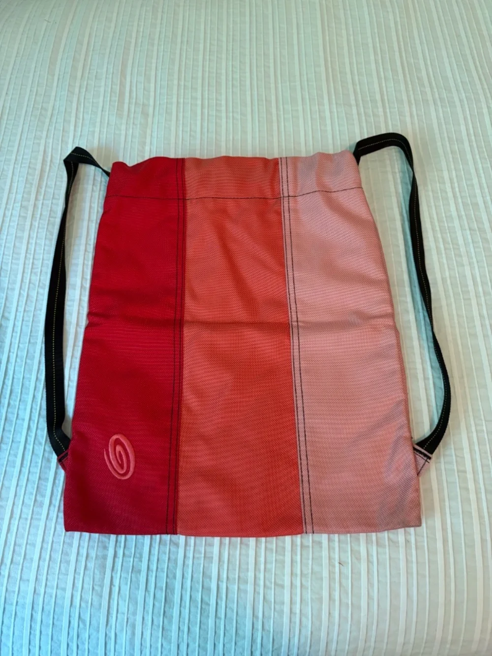 TIMBUK2 Drawstring Cinch Backpack Pink/Coral/Red